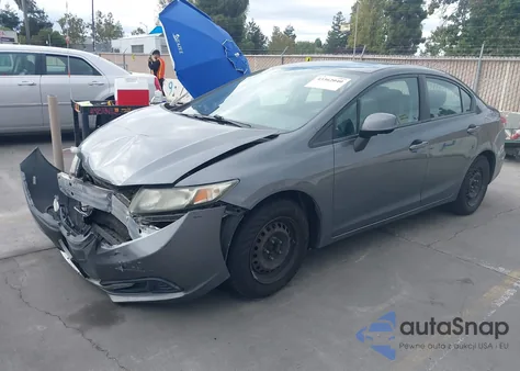 2013 Honda Civic Lx from USA, damaged, VIN 19XFB2F55DE229581